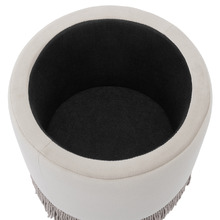 Hepburn Velvet Storage Ottoman